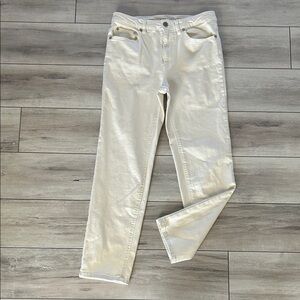 OAT New York cream colored high rise jeans size 28